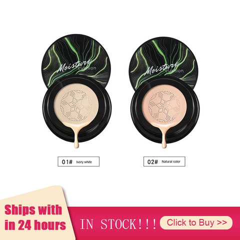 Mushroom head air cushion cc cream Moisturizing Foundation Brightening BB Cream Whitening Maquiagem sunisa foundation кушон