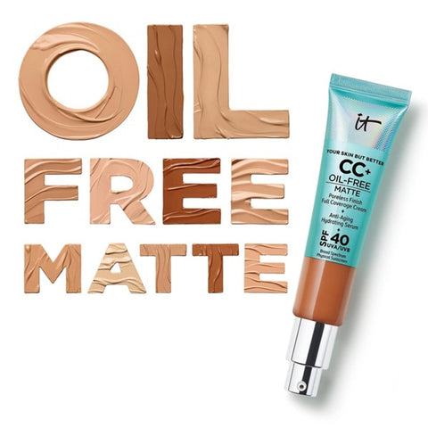 It Cosmetics Pore Repair Concealer CC Cream Full Cover Medium or Light Hide Blemish Corrector It's Skin Makeup