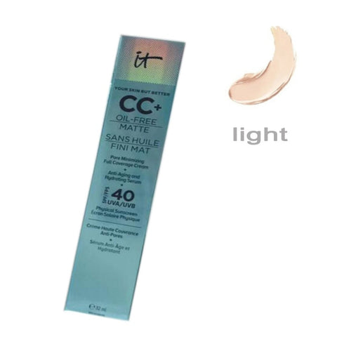 It Cosmetics Pore Repair Concealer CC Cream Full Cover Medium or Light Hide Blemish Corrector It's Skin Makeup
