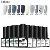 KOSKOE 8ML Nail Polish Gel Varnish For Manicures 120 Colors UV Gel Nail Purple Pink Glitter Holographics Soak Off UV Nail Gel