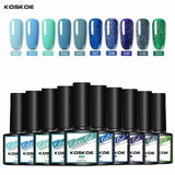 KOSKOE 8ML Nail Polish Gel Varnish For Manicures 120 Colors UV Gel Nail Purple Pink Glitter Holographics Soak Off UV Nail Gel