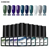 KOSKOE 8ML Nail Polish Gel Varnish For Manicures 120 Colors UV Gel Nail Purple Pink Glitter Holographics Soak Off UV Nail Gel