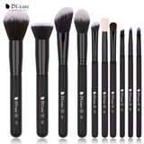 DUcare MakeUp Brushes Professional Natural Goat hair Makeup Brushes set Foundation Powder Concealer Contour Eyes Blending brush