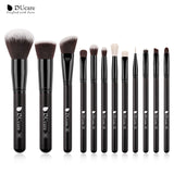 DUcare MakeUp Brushes Professional Natural Goat hair Makeup Brushes set Foundation Powder Concealer Contour Eyes Blending brush