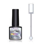 LEMOOC Spar Cat Eye Gel Soak Off Shining Chameleon Lacquers Glitter Bright Silver UV Gel Polish Magnetic Nail Art Varnishes