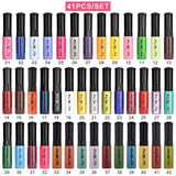 KADS Nail Stamping Polish Kit Stamping Nail Polish set Nail Art polish Manicure Lacquer Stamping lacquer for template nails