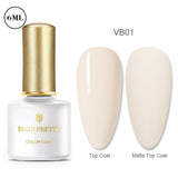 BORN PRETTY Gel Nail Polish Micas Shining Glitter Thermal Sensitive Color Changing Nail Gel 6ml Soak Off UV Gel Base Top Coat