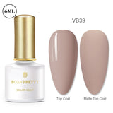 BORN PRETTY Gel Nail Polish Micas Shining Glitter Thermal Sensitive Color Changing Nail Gel 6ml Soak Off UV Gel Base Top Coat