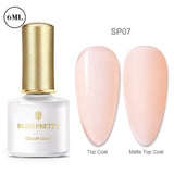 BORN PRETTY Gel Nail Polish Micas Shining Glitter Thermal Sensitive Color Changing Nail Gel 6ml Soak Off UV Gel Base Top Coat