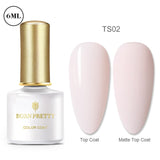 BORN PRETTY Gel Nail Polish Micas Shining Glitter Thermal Sensitive Color Changing Nail Gel 6ml Soak Off UV Gel Base Top Coat