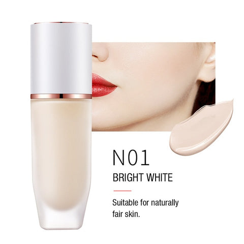 O.TWO.O Liquid Foundation Makeup Base Oil-Control Concealer Waterproof Long Lasting  Natural Makeup BB Cream Cosmetics