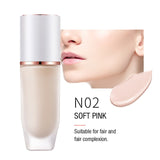 O.TWO.O Liquid Foundation Makeup Base Oil-Control Concealer Waterproof Long Lasting  Natural Makeup BB Cream Cosmetics