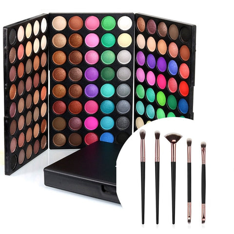 POPFEEL Professional eyeshadow palette 120 colors Maquiagem completa Eyeshadow Natural Super Light Makeup eye shadow pallete set