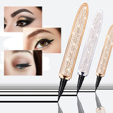 Quick-drying Black Eyeliner Pen Diamond Magic Eyelash Self Adhesive Eye Liner Pencil No Glue Waterproof Eyes Makeup Eyeliner