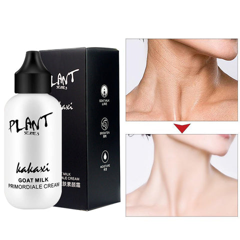 Brighten Cover Dark Circles Maquillaje Face Foundation Cream Goat Milk Revitalizing Full Coverage Waterproof Makeup TSLM1
