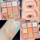 New Arrival Charming Eyeshadow Palette 9 Color Make up Palette Matte Shimmer Pigmented Eye Shadow Powder Beauty Miss Lara