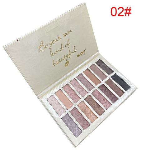 16  Colors Eyeshadow Palette Holographic Shiny Matte Glitter Pigment Eye Shadow Profissional Matte Eyeshadow Wholesale OEM