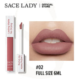 SACE LADY Liquid Lipstick Matte Makeup Long Lasting Lip Tint Make Up Nude Lip Stick Set Waterproof Liptint Cosmetics Wholesale