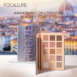 FOCALLURE Eyeshadow Palette 15 colors Waterproof Long-lasting Shimmer Matte Eyes Makeup