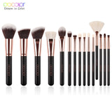 Docolor Makeup Brushes Professional Natural Goat Hair Make Up Brush Foundation Powder Contour Blending Beauty Cosmetic Brushes