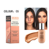 LULAA Makeup Foundation Liquid Long-lasting Full Coverage Face Concealer Base Matte Cushion Foundation Cosmetic BB CC Cream