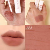 FOCALLURE Matte Lipstick Lipclay Lipcream Velvet Waterproof Longlasting Dual-use lip and cheek Professional Makeup