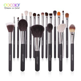 Docolor Makeup Brushes Professional Natural Goat Hair Make Up Brush Foundation Powder Contour Blending Beauty Cosmetic Brushes