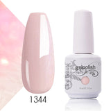 Clou Beaute Gel Nail Polish 15ml Base Foundation and No Wipe Top Coat Transparent Primer Soak off Lacquer Rose Gold Varnish