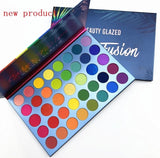 Beauty Glazed Eyeshadow Palette Colorful Shadows Palett Glitter Highlighter Shimmer Make Up Pigment Matte Eye Shadow Pallete