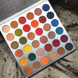 Beauty Glazed Eyeshadow Palette Colorful Shadows Palett Glitter Highlighter Shimmer Make Up Pigment Matte Eye Shadow Pallete