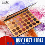 IMAGIC New35C Eye Shadow Flash Eyeshadow Makeup Pallete Matte Eye Shadow Palette Nude Makeup Set Cosmetic Powder Pigment neon