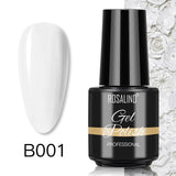 ROSALIND Varnishes Hybrid Gel Nail Polish 7ML Semi Permanent Nail Polish Soak Off UV Gel For Nail Art Beauty Gel Lacquer