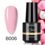 ROSALIND Varnishes Hybrid Gel Nail Polish 7ML Semi Permanent Nail Polish Soak Off UV Gel For Nail Art Beauty Gel Lacquer