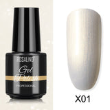 ROSALIND Varnishes Hybrid Gel Nail Polish 7ML Semi Permanent Nail Polish Soak Off UV Gel For Nail Art Beauty Gel Lacquer