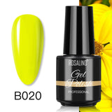 ROSALIND Varnishes Hybrid Gel Nail Polish 7ML Semi Permanent Nail Polish Soak Off UV Gel For Nail Art Beauty Gel Lacquer