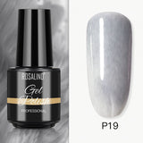 ROSALIND Varnishes Hybrid Gel Nail Polish 7ML Semi Permanent Nail Polish Soak Off UV Gel For Nail Art Beauty Gel Lacquer