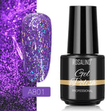 ROSALIND Varnishes Hybrid Gel Nail Polish 7ML Semi Permanent Nail Polish Soak Off UV Gel For Nail Art Beauty Gel Lacquer