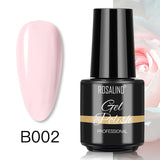 ROSALIND Varnishes Hybrid Gel Nail Polish 7ML Semi Permanent Nail Polish Soak Off UV Gel For Nail Art Beauty Gel Lacquer