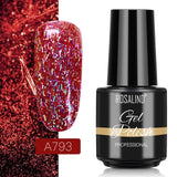 ROSALIND Varnishes Hybrid Gel Nail Polish 7ML Semi Permanent Nail Polish Soak Off UV Gel For Nail Art Beauty Gel Lacquer