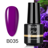 ROSALIND Varnishes Hybrid Gel Nail Polish 7ML Semi Permanent Nail Polish Soak Off UV Gel For Nail Art Beauty Gel Lacquer