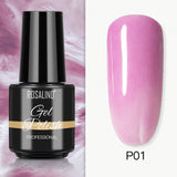 ROSALIND Varnishes Hybrid Gel Nail Polish 7ML Semi Permanent Nail Polish Soak Off UV Gel For Nail Art Beauty Gel Lacquer