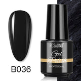 ROSALIND Varnishes Hybrid Gel Nail Polish 7ML Semi Permanent Nail Polish Soak Off UV Gel For Nail Art Beauty Gel Lacquer