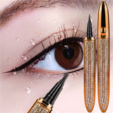 Magic Self-adhesive Liquid Eyeliner Pencil Glue-free Magnetic-free for Eyelashes Waterproof Eye Liner Pen Makeup Cosmetic