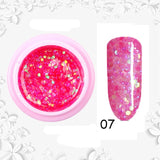 8ml Glitter Sequins Powder Uv Gel Polish Nail Accessories Hybrid Semi Permanent Soak Off Led Fingernails Varnish Lacquer