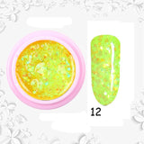 8ml Glitter Sequins Powder Uv Gel Polish Nail Accessories Hybrid Semi Permanent Soak Off Led Fingernails Varnish Lacquer