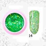 8ml Glitter Sequins Powder Uv Gel Polish Nail Accessories Hybrid Semi Permanent Soak Off Led Fingernails Varnish Lacquer