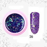 8ml Glitter Sequins Powder Uv Gel Polish Nail Accessories Hybrid Semi Permanent Soak Off Led Fingernails Varnish Lacquer