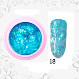 8ml Glitter Sequins Powder Uv Gel Polish Nail Accessories Hybrid Semi Permanent Soak Off Led Fingernails Varnish Lacquer