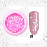 8ml Glitter Sequins Powder Uv Gel Polish Nail Accessories Hybrid Semi Permanent Soak Off Led Fingernails Varnish Lacquer