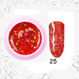 8ml Glitter Sequins Powder Uv Gel Polish Nail Accessories Hybrid Semi Permanent Soak Off Led Fingernails Varnish Lacquer